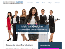 Tablet Screenshot of kerszbergevents.de